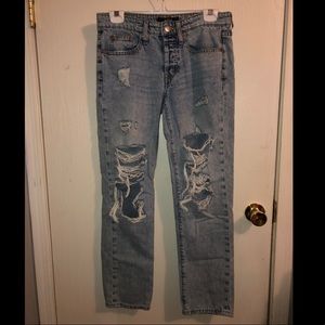 Aeropostale “Boyfriend” size 4, regular jeans.